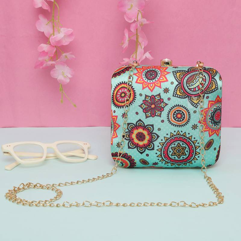 Worthy Enterprises Printed Clutch for Womens & Girls