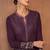Purple embroidered georgette salwar