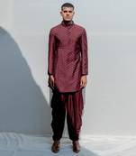 Rambler Maroon Men Kurta Set