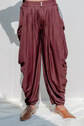 Rambler Maroon Men Kurta Set