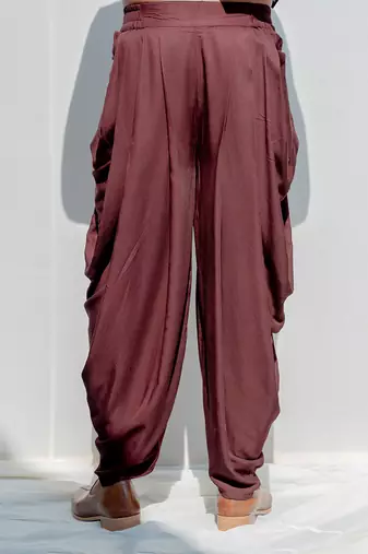 Rambler Maroon Men Kurta Set