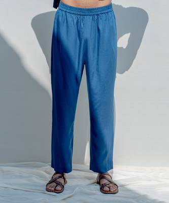 Bedoiun Turquoise Men Kurta 5
