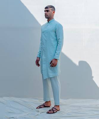 Drifter Mint Green Men Kurta 2