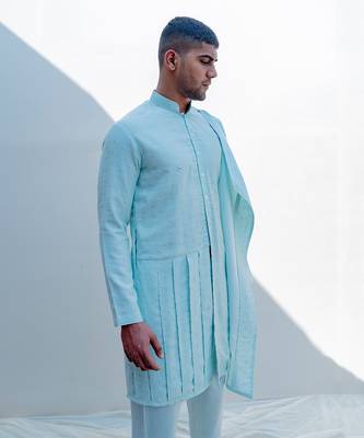 Drifter Mint Green Men Kurta 5