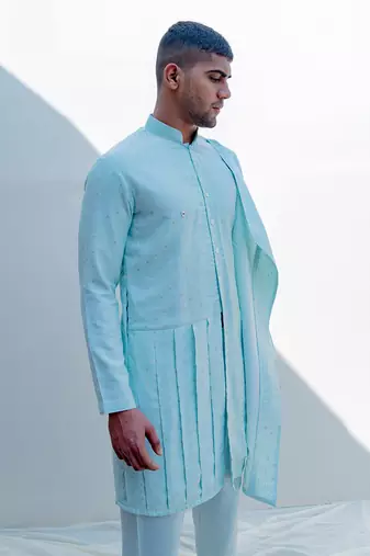 Drifter Mint Green Men Kurta
