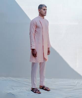 Sinti Peach Men Kurta 2