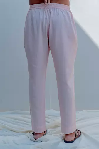 Sinti Peach Men Kurta