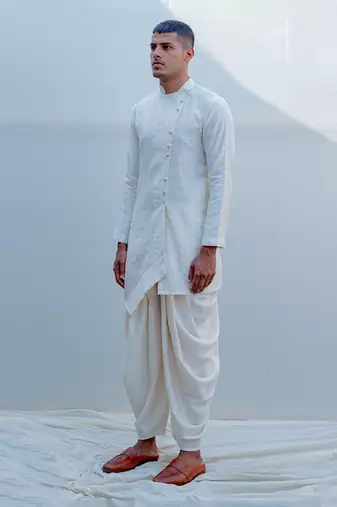Waayfarer Off White Men Kurta