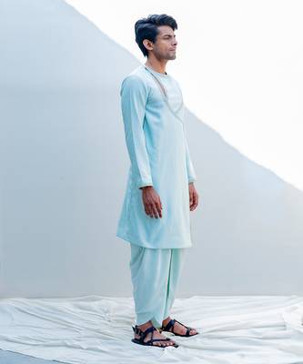 Mirajia Mint Green Men Kurta 2