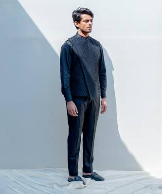 Gitano  Black Men Kurta 2