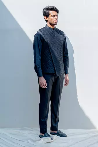Gitano  Black Men Kurta