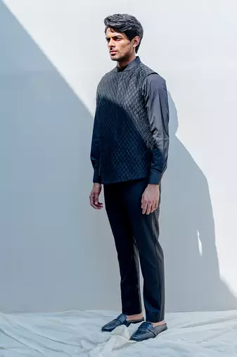 Gitano  Black Men Kurta