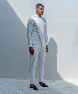 Gitano Milky White Men Kurta 2