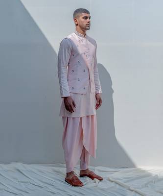 Exempler Multi-colour Men Kurta  3