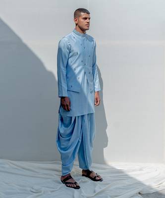 Esteem Light Blue Men Kurta 2