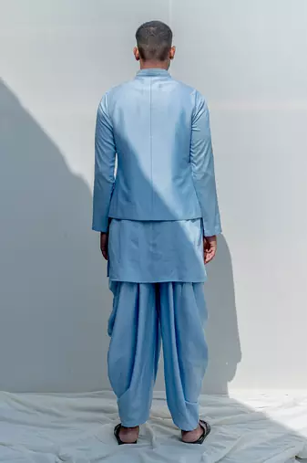 Esteem Light Blue Men Kurta