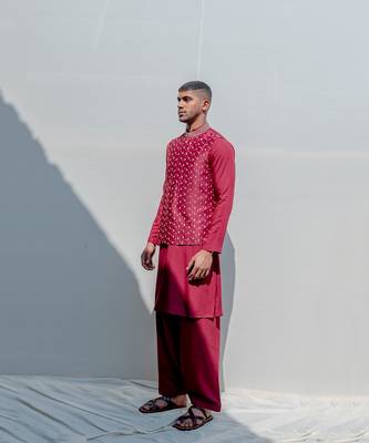 Paragon Rust Men Kurta 2