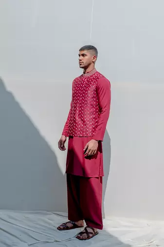 Paragon Rust Men Kurta