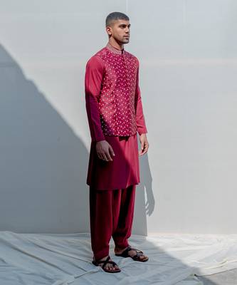 Paragon Rust Men Kurta 3