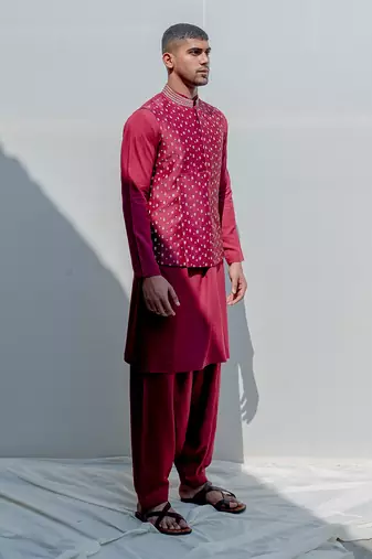 Paragon Rust Men Kurta