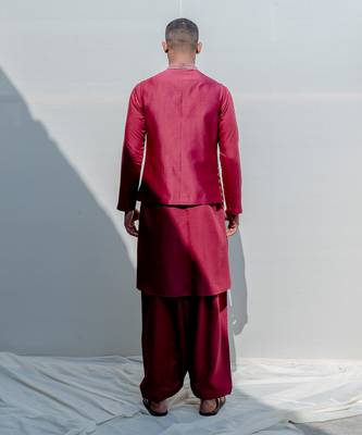 Paragon Rust Men Kurta 4