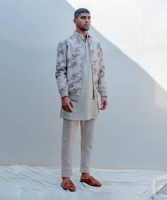 Beige Jacket set 2