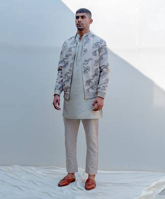 Beige Jacket set 3