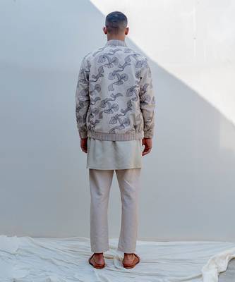 Beige Jacket set 4