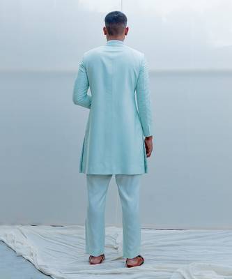 Epitome Mint Green Men Kurta 4