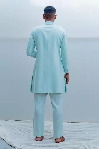Epitome Mint Green Men Kurta