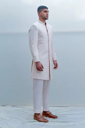 Epitome Peach Men Kurta