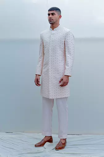Epitome Peach Men Kurta
