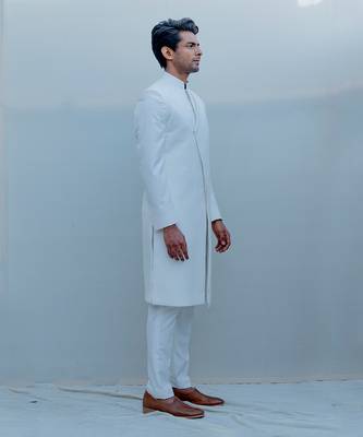 Waxen Long Indo Western Jacket Set 2