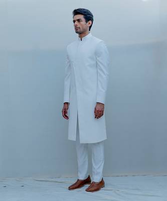 Waxen Long Indo Western Jacket Set 3