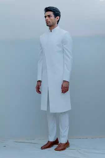 Waxen Long Indo Western Jacket Set
