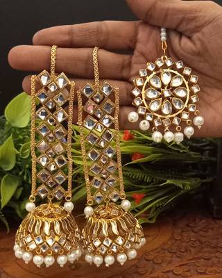 White earrings 2
