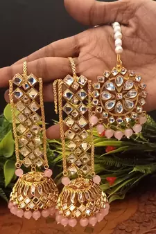 Pink earrings