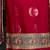 Marvelous pure muga silk red batik printed salwar suit