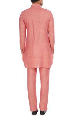 Ethnic Mens Pathani Style Kurta in pink color designer wear from size 30 To 58 2