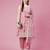 Net Salwar Palazzo Suit Pink