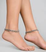 Sparrow Beaded Chain Anklet