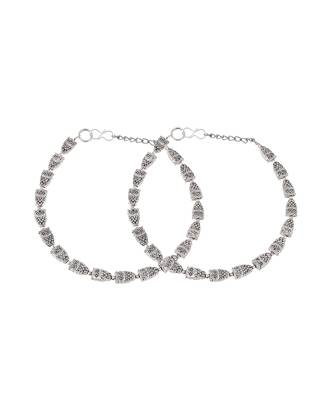 Chain Anklet with Silver Plated Owl 3