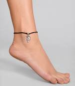Free Bird Black thread Anklet