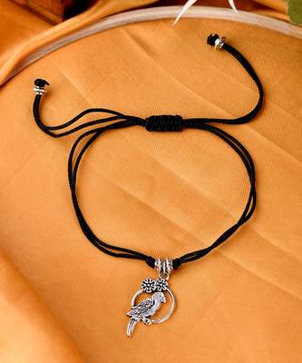 Free Bird Black thread Anklet 2