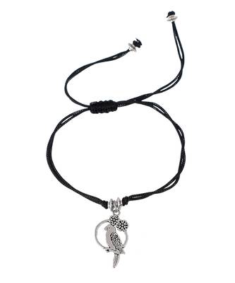 Free Bird Black thread Anklet 4