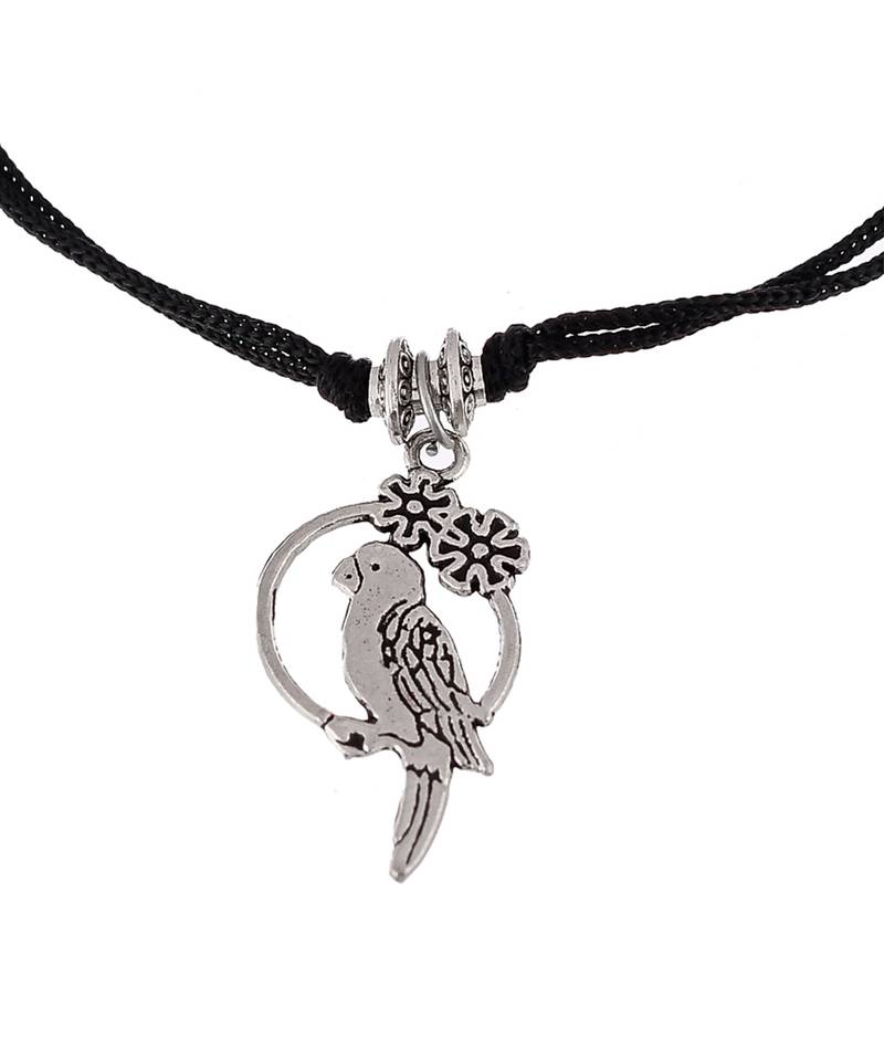 Free Bird Black thread Anklet