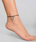 Reindeer Silver plated Charm Anklet