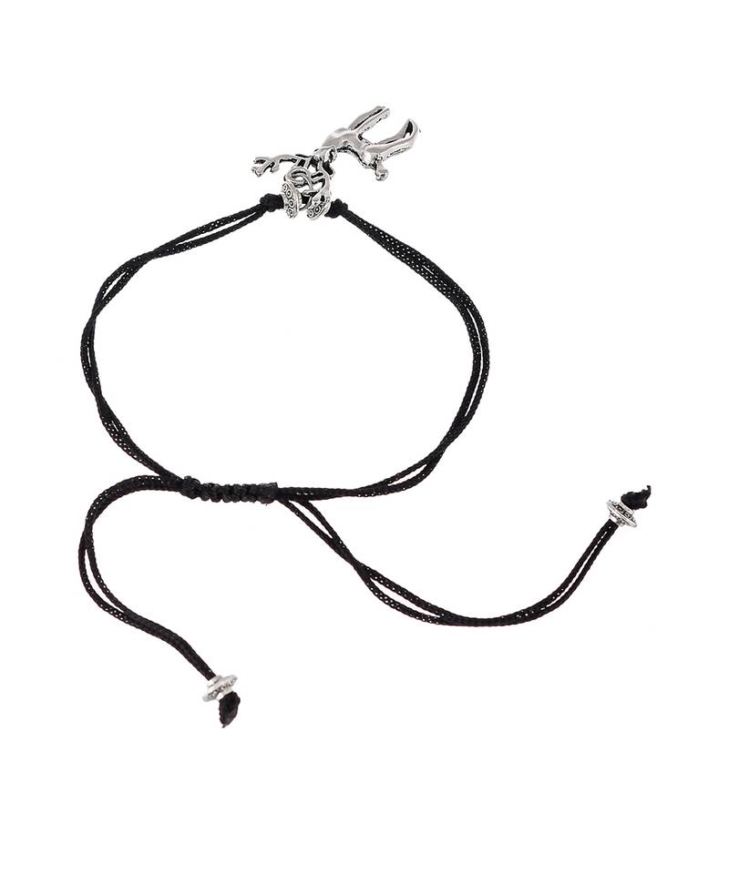 Reindeer Silver plated Charm Anklet