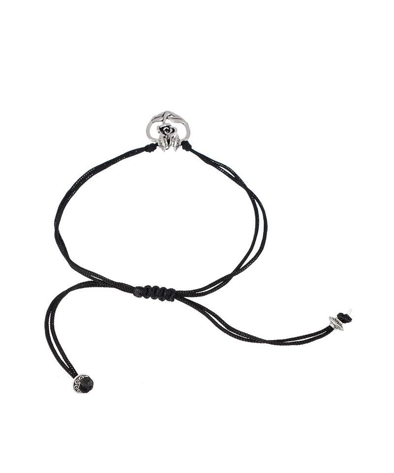 Rose Love Silver plated Charm Anklet