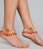 Traditional Bridal Palki Payal Anklet